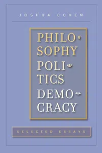 Philosophy, Politics, Democracy_cover