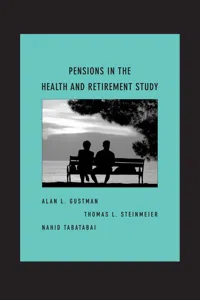 Pensions in the Health and Retirement Study_cover