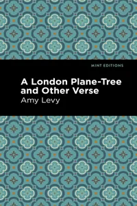 A London Plane-Tree and Other Verse_cover