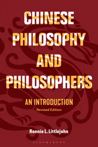 Chinese Philosophy and Philosophers_cover