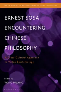 Ernest Sosa Encountering Chinese Philosophy_cover