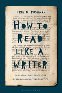 How to Read Like a Writer_cover