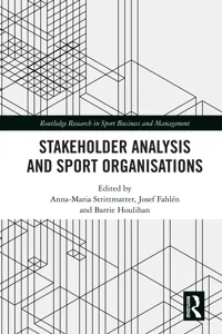 Stakeholder Analysis and Sport Organisations_cover
