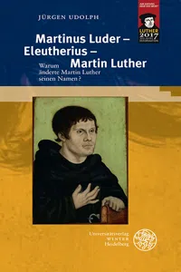 Martinus Luder – Eleutherius – Martin Luther_cover