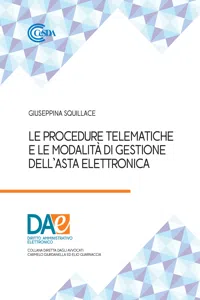 LE PROCEDURE TELEMATICHE E LE MODALITA' DI GESTIONE DELL'ASTA ELETTRONICA_cover