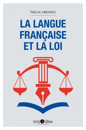 La langue française et la loi