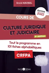 Cours de culture juridique et judiciaire 2022_cover