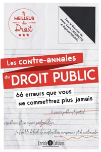 Les contre-annales du droit public_cover