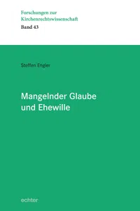 Mangelnder Glaube und Ehewille_cover