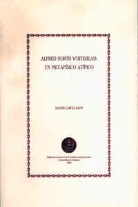 Alfred North Whitehead: un metafísico atípico_cover