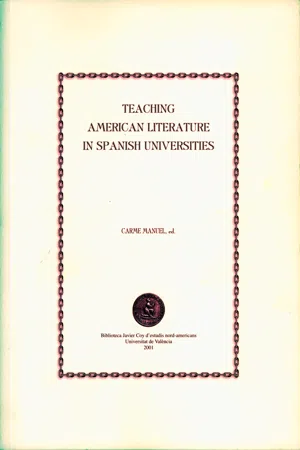 Teaching American Literature in Spanish Universities