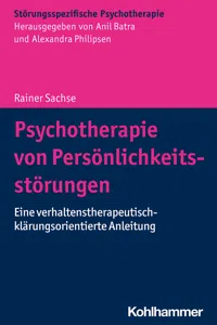 Psychotherapie von Persönlichkeitsstörungen_cover