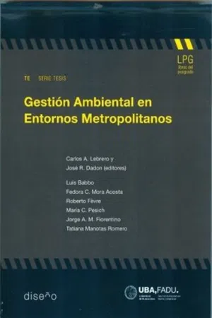 GESTION AMBIENTAL EN ENTORNOS METROPOLITANOS