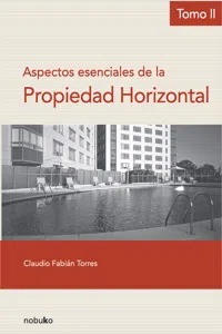 Aspectos esenciales de la propiedad horizontal tomo II_cover