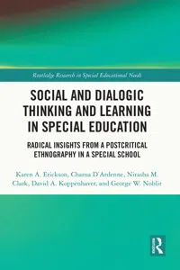 Social and Dialogic Thinking and Learning in Special Education_cover