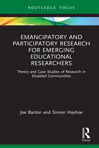 Emancipatory and Participatory Research for Emerging Educational Researchers_cover