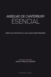 Anselmo de Canterbury Esencial_cover