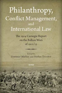 Philanthropy, Conflict Management and International Law_cover
