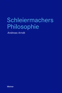 Schleiermachers Philosophie_cover