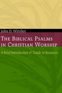 The Biblical Psalms in Christian Worship_cover
