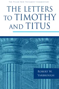 The Letters to Timothy and Titus_cover