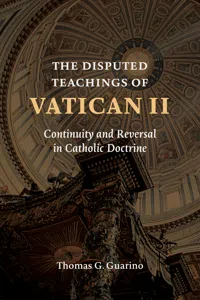 The Disputed Teachings of Vatican II_cover