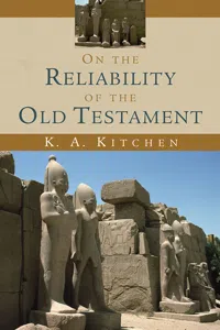 On the Reliability of the Old Testament_cover