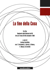 La fine della cosa_cover