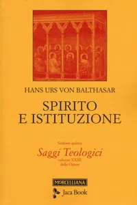 Spirito e Istituzione_cover