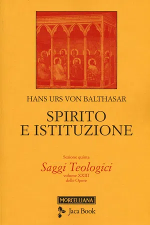 Spirito e Istituzione