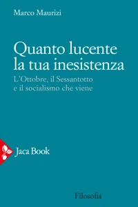 Quanto lucente la tua inesistenza_cover