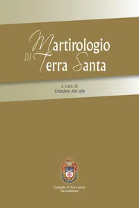 Martirologio di Terra Santa_cover