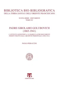 Padre Girolamo Golubovich_cover