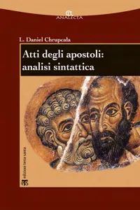 Atti degli apostoli: analisi sintattica_cover