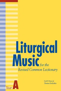 Liturgical Music for the Revised Common Lectionary Year A_cover