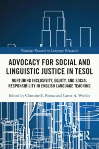 Advocacy for Social and Linguistic Justice in TESOL_cover