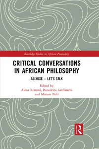 Critical Conversations in African Philosophy_cover