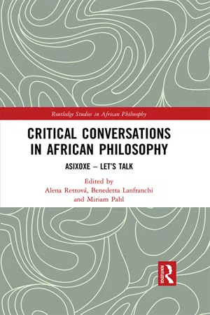 Critical Conversations in African Philosophy