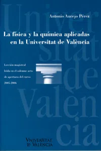 La física y la química aplicadas en la Universidad de Valencia_cover