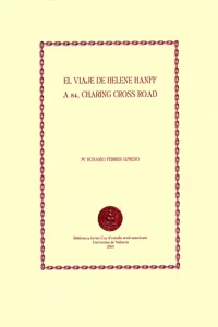 El viaje de Helene Hanff a 84, Charing Cross Road_cover