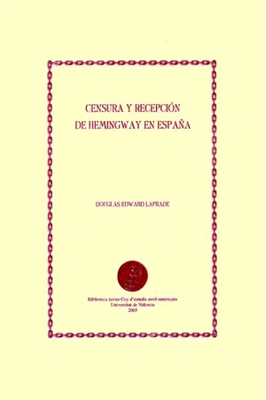 Censura y recepción de Hemingway en España