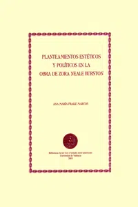 Planteamientos estéticos y políticos en la obra de Zora Neale Hurston_cover