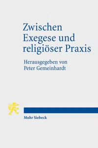 Zwischen Exegese und religiöser Praxis. Heilige Texte von der Spätantike bis zum Klassischen Islam_cover