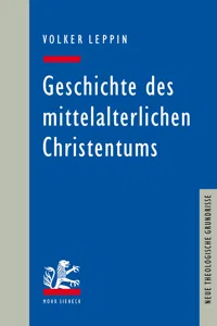 Geschichte des mittelalterlichen Christentums_cover