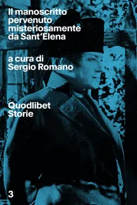 Il manoscritto pervenuto misteriosamente da Sant'Elena_cover