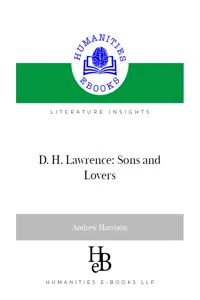 D. H. Lawrence: Sons and Lovers_cover