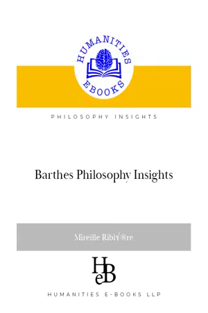 Barthe's Philosophy Insights