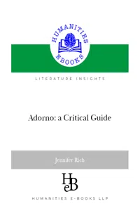Adorno: a Critical Guide_cover