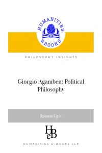 Giorgio Agamben: Political Philosophy_cover