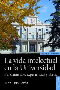 La vida intelectual en la universidad_cover